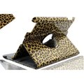 Sanoxy Sanoxy 360 Degrees Rotating PU Leather Case Stand for iPad 2; 3 & 4; Leopard Gold SNX-IPA2-360CS-LEOGLD
